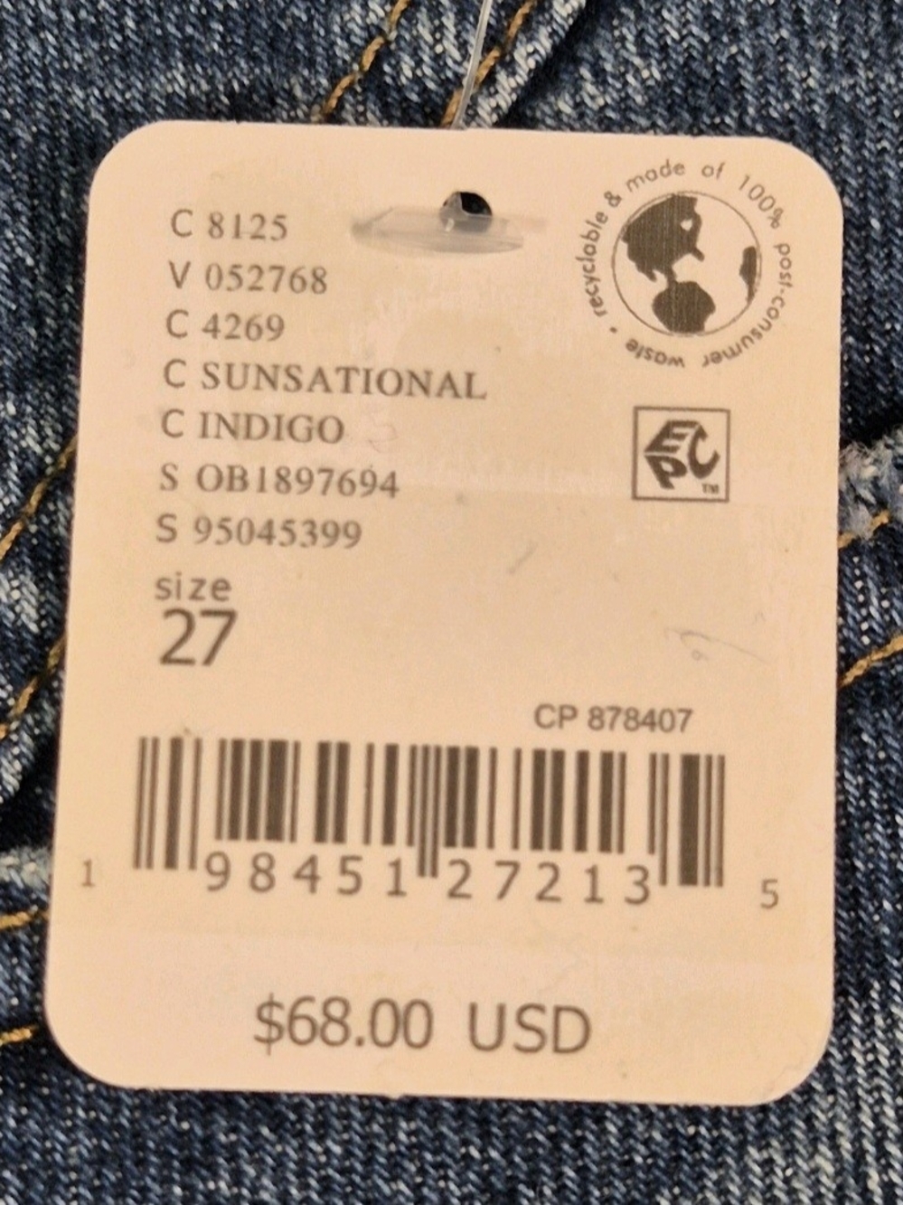 Free People Women's Shorts Size 27 Button Fly Distressed Fringe Raw Hem 68 - Picture 10 of 13
